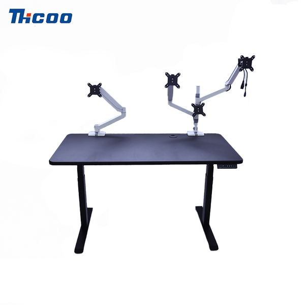 Dual-Motor Positive-Loading Three-Section Lift Table With Tabletop
